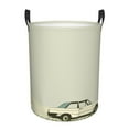 thumbnail image 1 of Hand Drawing Car Spring Grass Laundry Hamper Small Storage Basket/Toy Organizer/Dirty Clothes Bucket, 1 of 5
