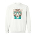 thumbnail image 1 of Hand Drawing Hipster Tiger. Sweatshirt Women -Image by Shutterstock, Female 5X-Large, 1 of 4