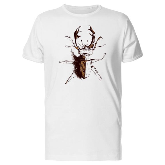 Hand Drawing Of A Beetle T-Shirt Men -Image by Shutterstock, Male Large