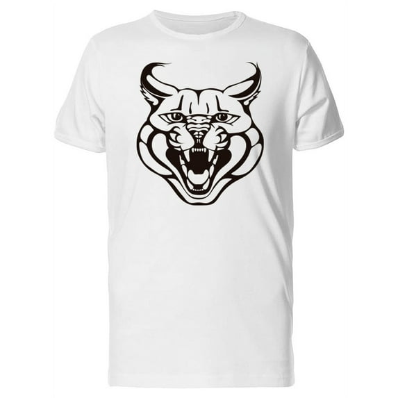 Hand Drawing Of A Caracal Head T-Shirt Men -Image by Shutterstock, Male 4X-Large