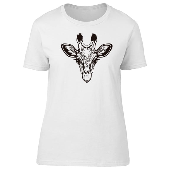 Hand Drawing Of A Giraffe Head T-Shirt Men -Image by Shutterstock, Male Medium