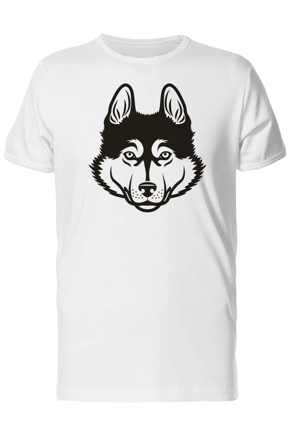 Hand Drawing Of A Siberian Husky Tee Men's -Image by Shutterstock
