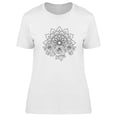 thumbnail image 1 of Hand Drawing Roses T-Shirt Women -Image by Shutterstock, Female x-Large, 1 of 2