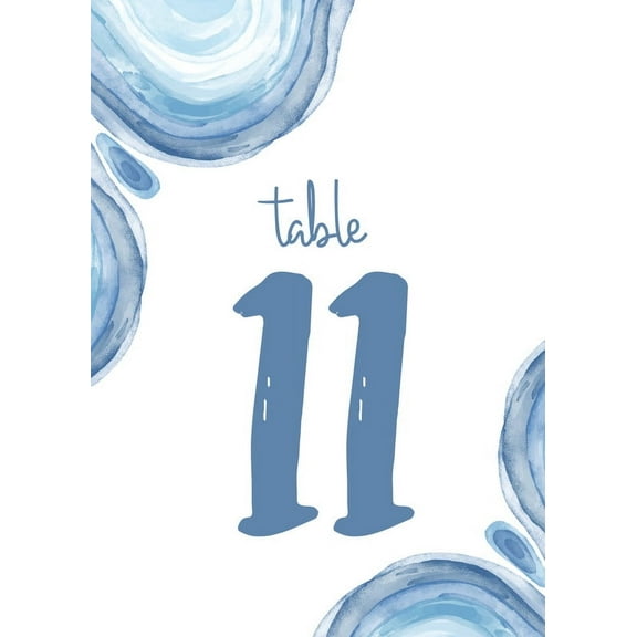 Hand Drawing Wedding Table Number Cardss 1-25 Double Sided With Head Table For Reception Event Party Baby Shower Birthday 4x6 Inch