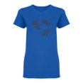 thumbnail image 1 of Hand Drawn Bees Shaped T-Shirt Women -Image by Shutterstock, Female XX-Large, 1 of 2