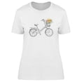 thumbnail image 1 of Hand Drawn Bicycle Sketch T-Shirt Women -Image by Shutterstock, Female Medium, 1 of 2