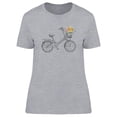 thumbnail image 1 of Hand Drawn Bicycle Sketch T-Shirt Women -Image by Shutterstock, Female x-Large, 1 of 2