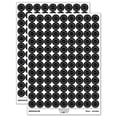 thumbnail image 1 of Hand Drawn Button Two Holes Sew Sewing 200+ Round Stickers - Black - Gloss Finish - 0.50" Size, 1 of 3