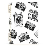 Hand Drawn Camera Notebooks 1-subject Journal 60 Sheets A5 College Ruled Paper Detachable Ring 8.3"x5.7"