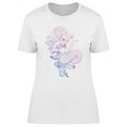 thumbnail image 1 of Hand Drawn Colored Mermaid   T-Shirt Women -Image by Shutterstock, Female Small, 1 of 2