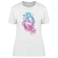 thumbnail image 1 of Hand Drawn Colorful Mermaid T-Shirt Women -Image by Shutterstock, Female XX-Large, 1 of 2