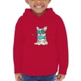 thumbnail image 1 of Hand Drawn Corgi Portrait Swag Hoodie Toddler -Image by Shutterstock,  2 Toddler, 1 of 4