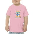 thumbnail image 1 of Hand Drawn Corgi Portrait Xoxo T-Shirt Toddler -Image by Shutterstock,  4 Toddler, 1 of 4