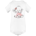 thumbnail image 1 of Hand Drawn Cute Elephant Bodysuit Infant -Image by Shutterstock,  Newborn, 1 of 2