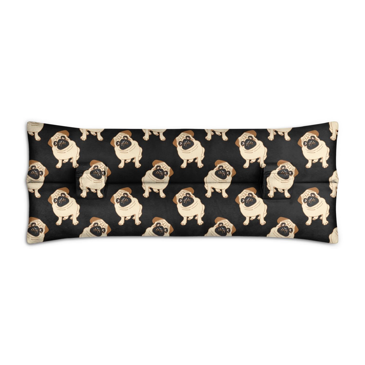 Hand-Drawn Dog Graphic Post Surgery Seatbelt Pillow - Soft Mastectomy Cushion for Car - Heart Surgery Recovery Pillow