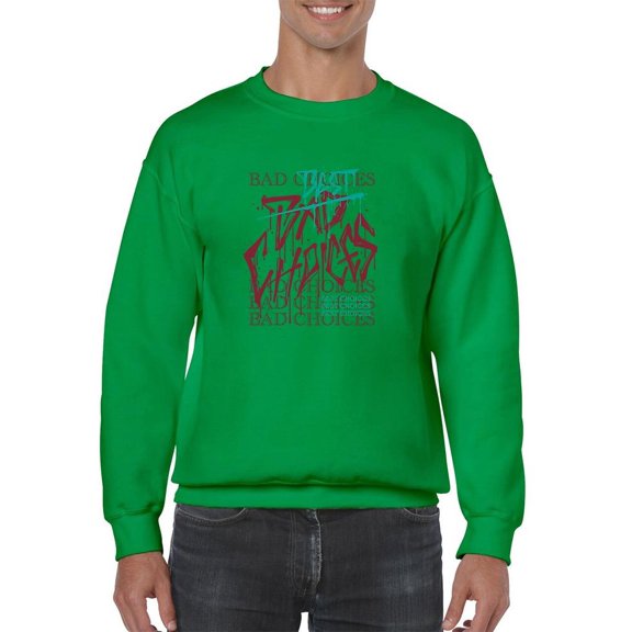 Hand Drawn Graffiti Sweatshirt Men -Image by Shutterstock, Male 5X-Large