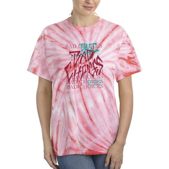 Hand Drawn Graffiti Tie Dye Cyclone Women -Image by Shutterstock, Female Medium