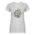 thumbnail image 1 of Hand Drawn Honey Bee Design Shaped T-Shirt Women -Image by Shutterstock, Female Large, 1 of 2