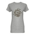 thumbnail image 1 of Hand Drawn Honey Bee Design Shaped Tee Women's -Image by Shutterstock, 1 of 2