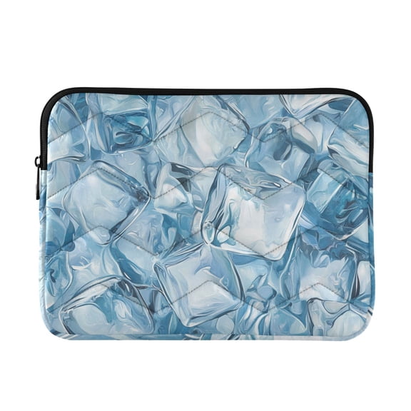 Hand Drawn Ice Cubes Summer Quilted Laptop Protective Cases Computer Sleeves Tablet Bags Briefcases M