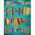thumbnail image 1 of Hand Drawn Lettering : Draw Paint Print, 1 of 2