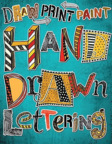 Pre-Owned Hand Drawn Lettering: Draw Paint Print Paperback - Walmart.com