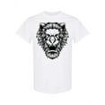 thumbnail image 1 of Hand Drawn Lion Head T-Shirt Men -Image by Shutterstock, Male Small, 1 of 2