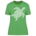 thumbnail image 1 of Hand Drawn Marine Turtle T-Shirt Women -Image by Shutterstock, Female Large, 1 of 2