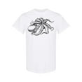 thumbnail image 1 of Hand Drawn Octopus T-Shirt Men -Image by Shutterstock, Male 3X-Large, 1 of 2