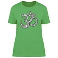 thumbnail image 1 of Hand Drawn Ohm Symbol T-Shirt Women -Image by Shutterstock, Female Large, 1 of 2
