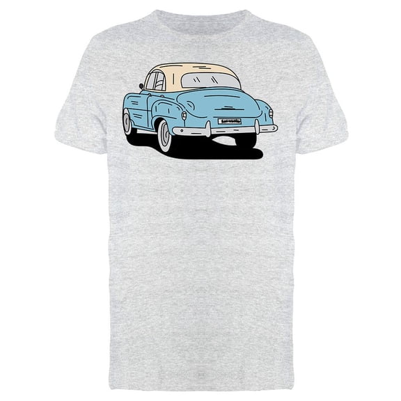 Hand Drawn Old Car T-Shirt Men -Image by Shutterstock, Male Large