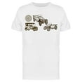 thumbnail image 1 of Hand Drawn Old Cars Set T-Shirt Men -Image by Shutterstock, Male 3X-Large, 1 of 2