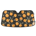 thumbnail image 1 of Hand Drawn Oranges Car Windshield Sun Shade Foldable Car Front Window Visor Heat and UV Protection 55x27.6, 1 of 8