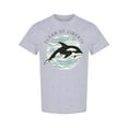 thumbnail image 1 of Hand Drawn Orca Liberty T-Shirt Men -Image by Shutterstock, Male 3X-Large, 1 of 2