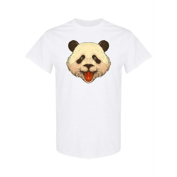 Hand Drawn Panda Design T-Shirt Men -Image by Shutterstock, Male Small