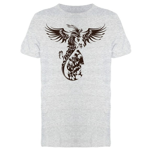 Hand Drawn Phoenix Tee Men's -Image by Shutterstock
