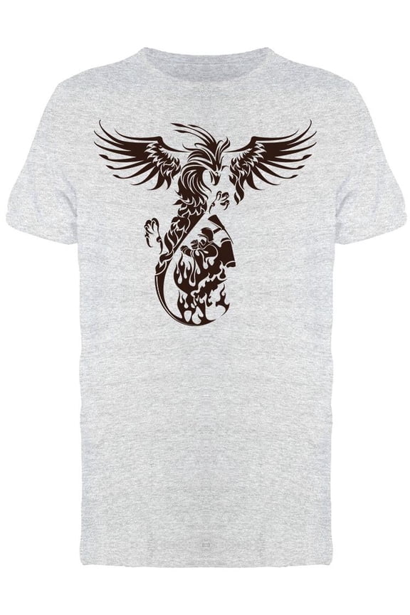 Hand Drawn Phoenix Tee Men's -Image by Shutterstock
