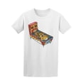 thumbnail image 1 of Hand Drawn Pinball Machine Tee Men's -Image by Shutterstock, 1 of 4