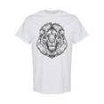 thumbnail image 1 of Hand Drawn Portrait Of Lion T-Shirt Men -Image by Shutterstock, Male XX-Large, 1 of 2