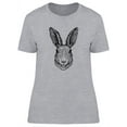 thumbnail image 1 of Hand-Drawn Rabbit T-Shirt Women -Image by Shutterstock, Female Large, 1 of 2
