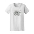 thumbnail image 1 of Hand Drawn Roses Star Tee Women's -Image by Shutterstock, 1 of 2