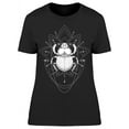 thumbnail image 1 of Hand Drawn Scarab T-Shirt Women -Image by Shutterstock, Female Small, 1 of 2
