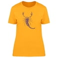 thumbnail image 1 of Hand Drawn Scorpion Icon T-Shirt Women -Image by Shutterstock, Female Large, 1 of 2