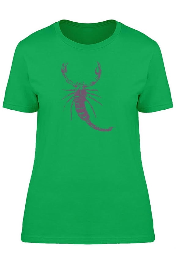 Hand Drawn Scorpion Icon T-Shirt Women -Image by Shutterstock, Female x-Large