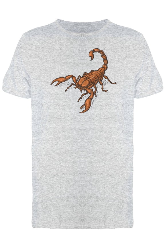 Hand Drawn Scorpion Sketch Tee Men's -Image by Shutterstock