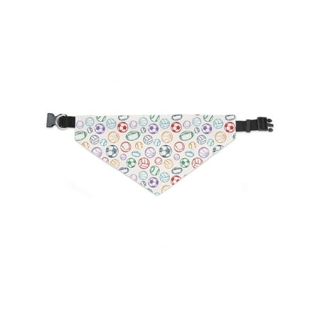 Hand Drawn Sports Pattern Bandana -Image by Shutterstock, x-Large