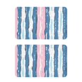 thumbnail image 1 of Hand Drawn Stripes Pattern 2 Pack 4x2.5 Inch Magnetic Stickers Thick and Strong for Fridge Dishwasher Teaching, 1 of 5