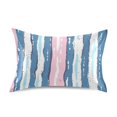 thumbnail image 1 of Hand Drawn Stripes Pattern Luxury Silky Soft Pillowcase Standard Size Wrinkle Resistant Envelope Closure 20x26in, 1 of 9