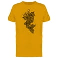 thumbnail image 1 of Hand Drawn Swimming Koi T-Shirt Men -Image by Shutterstock, Male 3X-Large, 1 of 2