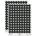 thumbnail image 1 of Hand Drawn Tulip Flower Doodle 200+ Round Stickers - Black - Gloss Finish - 0.50" Size, 1 of 3